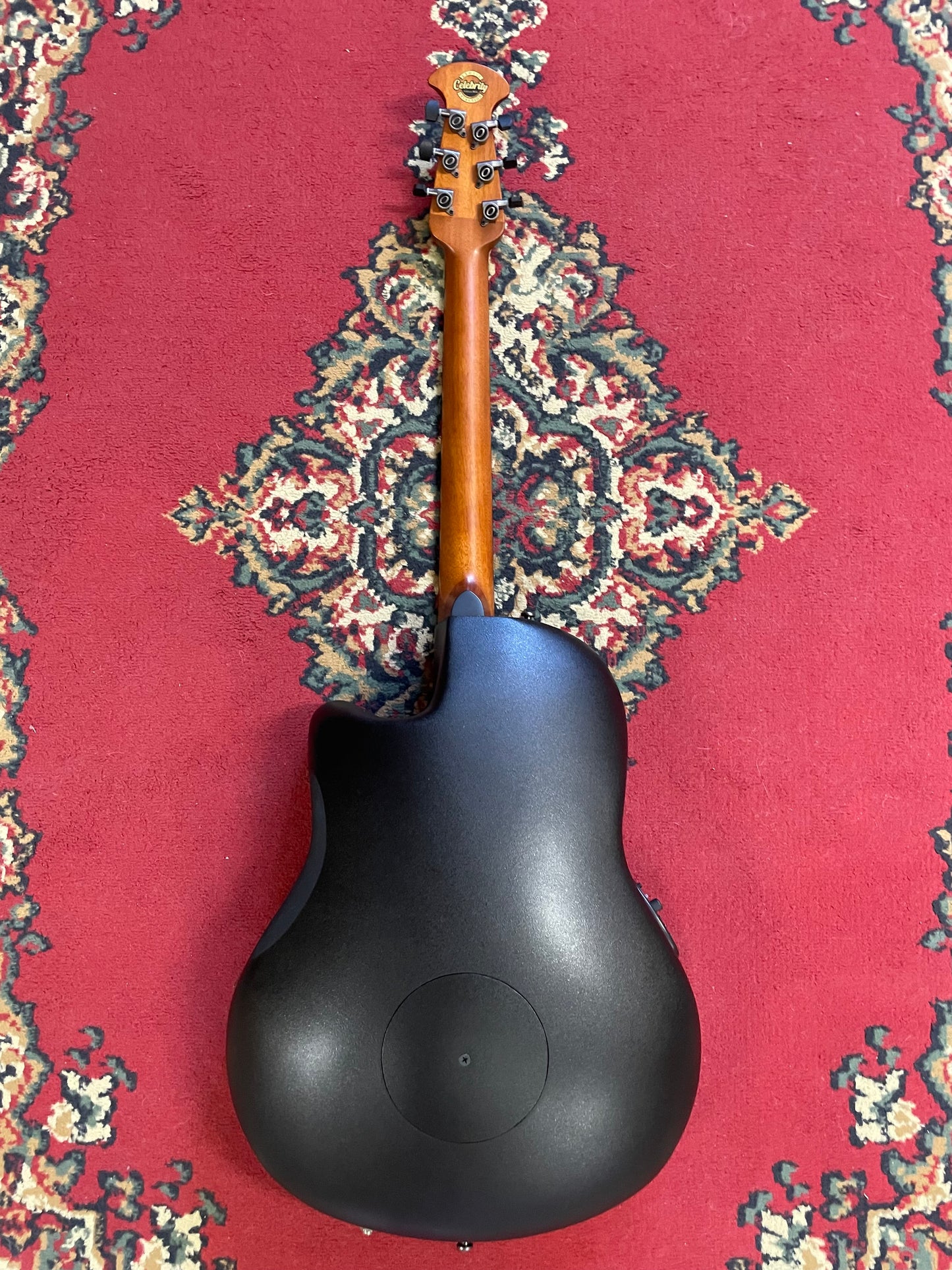 Ovation Celebrity Elite Plus Flame Maple 'Limited Edition Blue' Electric Acoustic Guitar