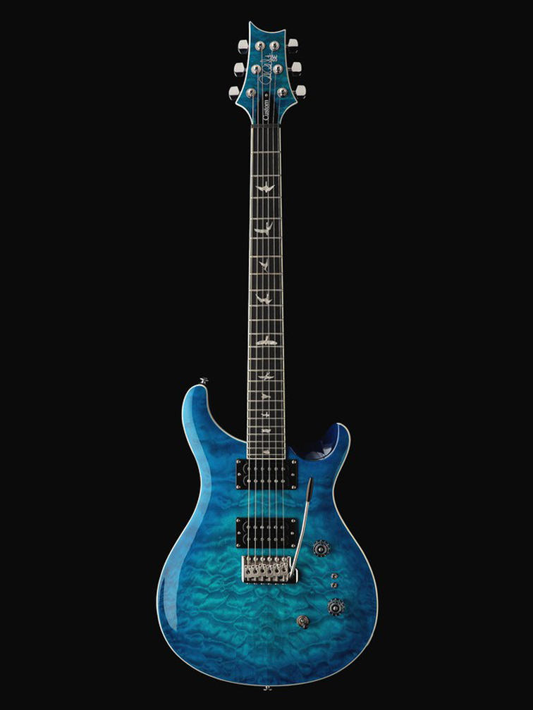PRS SE Custom 24-08 Quilt Electric Guitar - Lake Blue