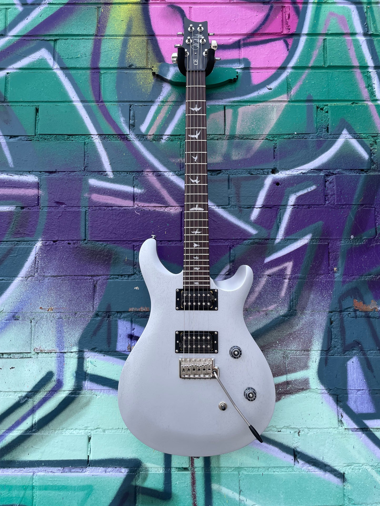 PRS SE CE 24 Standard Satin Electric Guitar - Metallic Silver