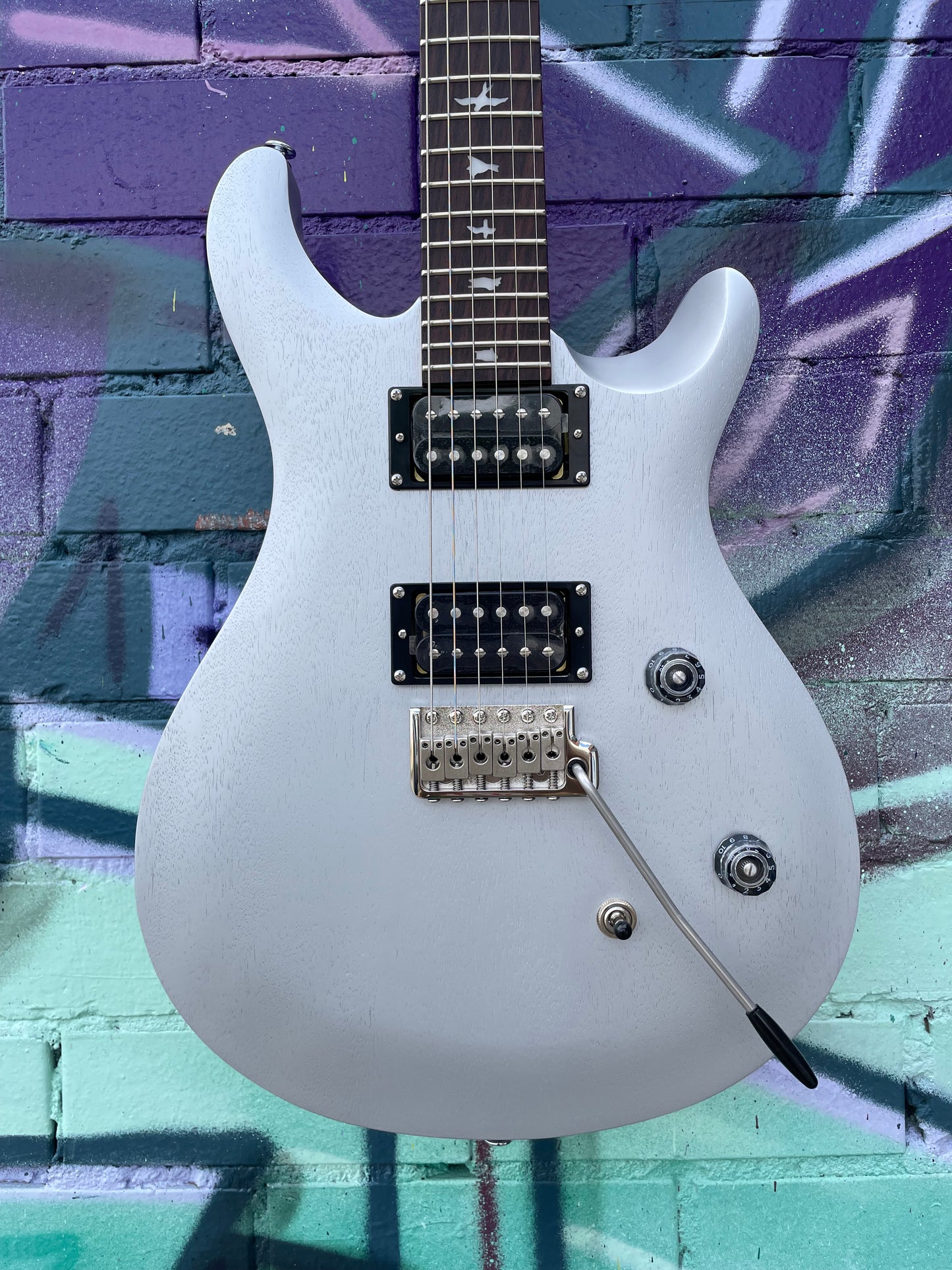 PRS SE CE 24 Standard Satin Electric Guitar - Metallic Silver