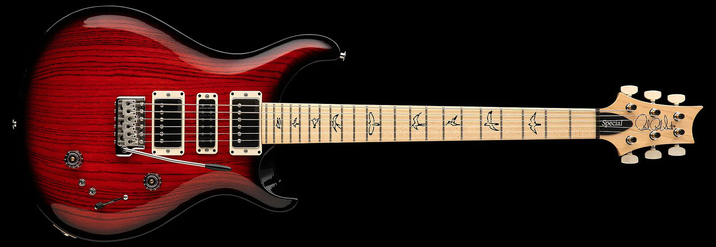 PRS Swamp Ash Special Maple Electric Guitar - Scarlet Smokeburst