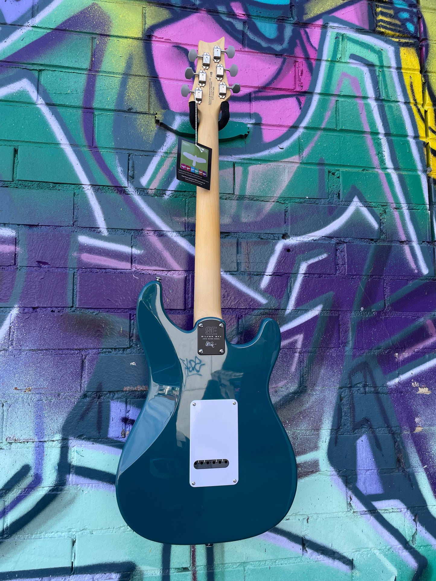 PRS SE Silver Sky Lefty Maple Electric Guitar - Nylon Blue