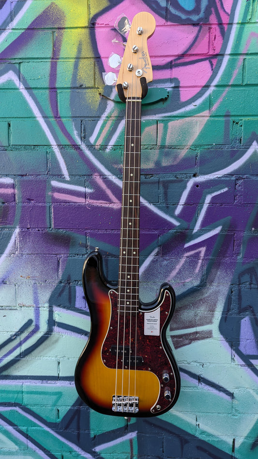 Fender Traditional 60's Made in Japan Precision Bass - 3 Colour Sunburst