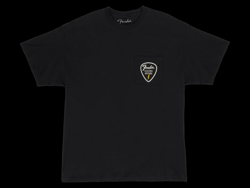 Fender Pick Patch Pocket Tee, Black