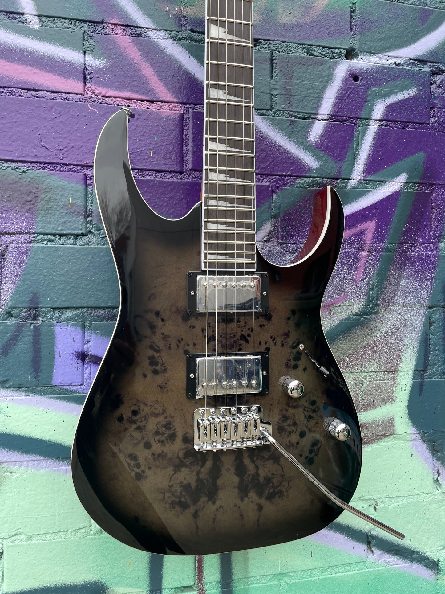 Ibanez RG220PA1 BKB Electric Guitar - Brown Black Burst