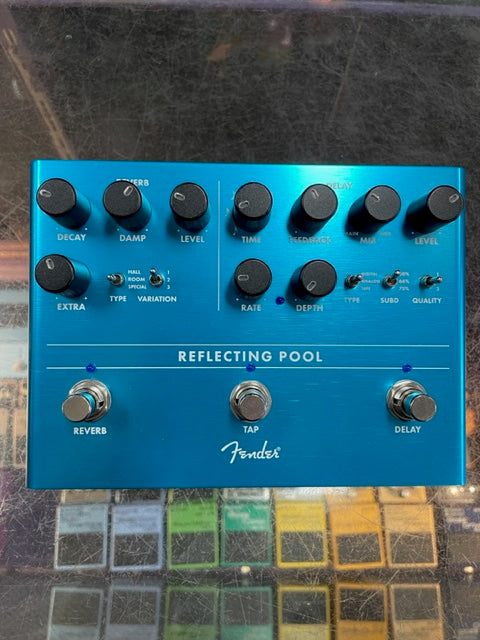 fender delay reverb pedal Fender Reflecting Pool Delay/Reverb Pedal – Guitar Paradise