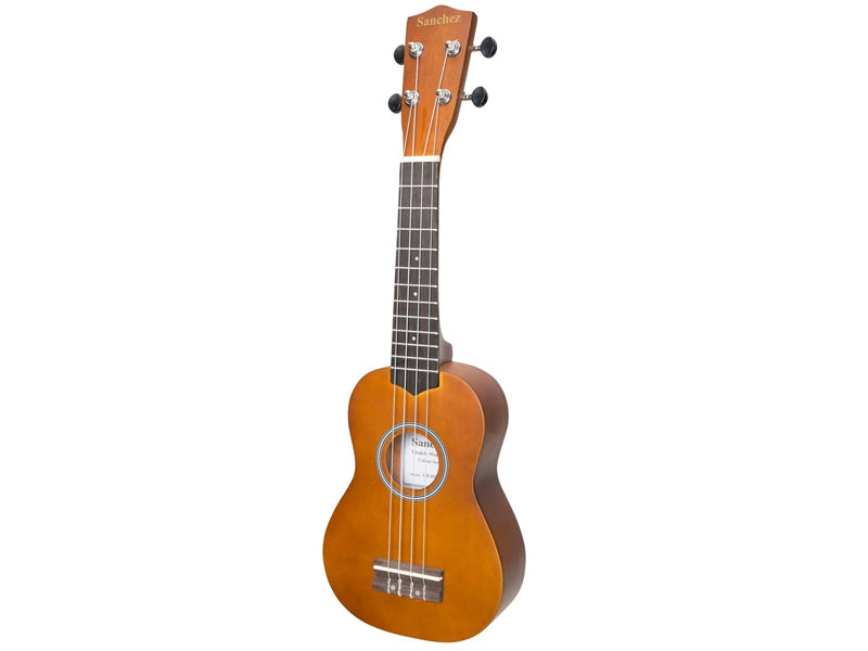 Sanchez 'Colour Series' Soprano Ukulele- Natural Satin