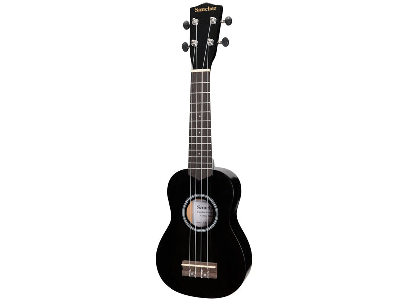 Sanchez Colour Series Soprano Ukulele- Black