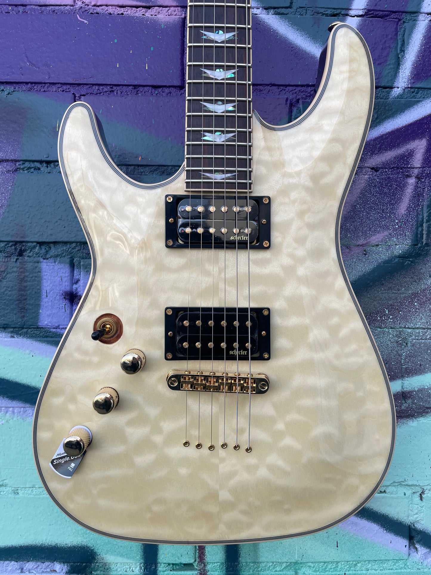 Schecter Omen Extreme-6 Left Handed Electric Guitar - Gloss Natural