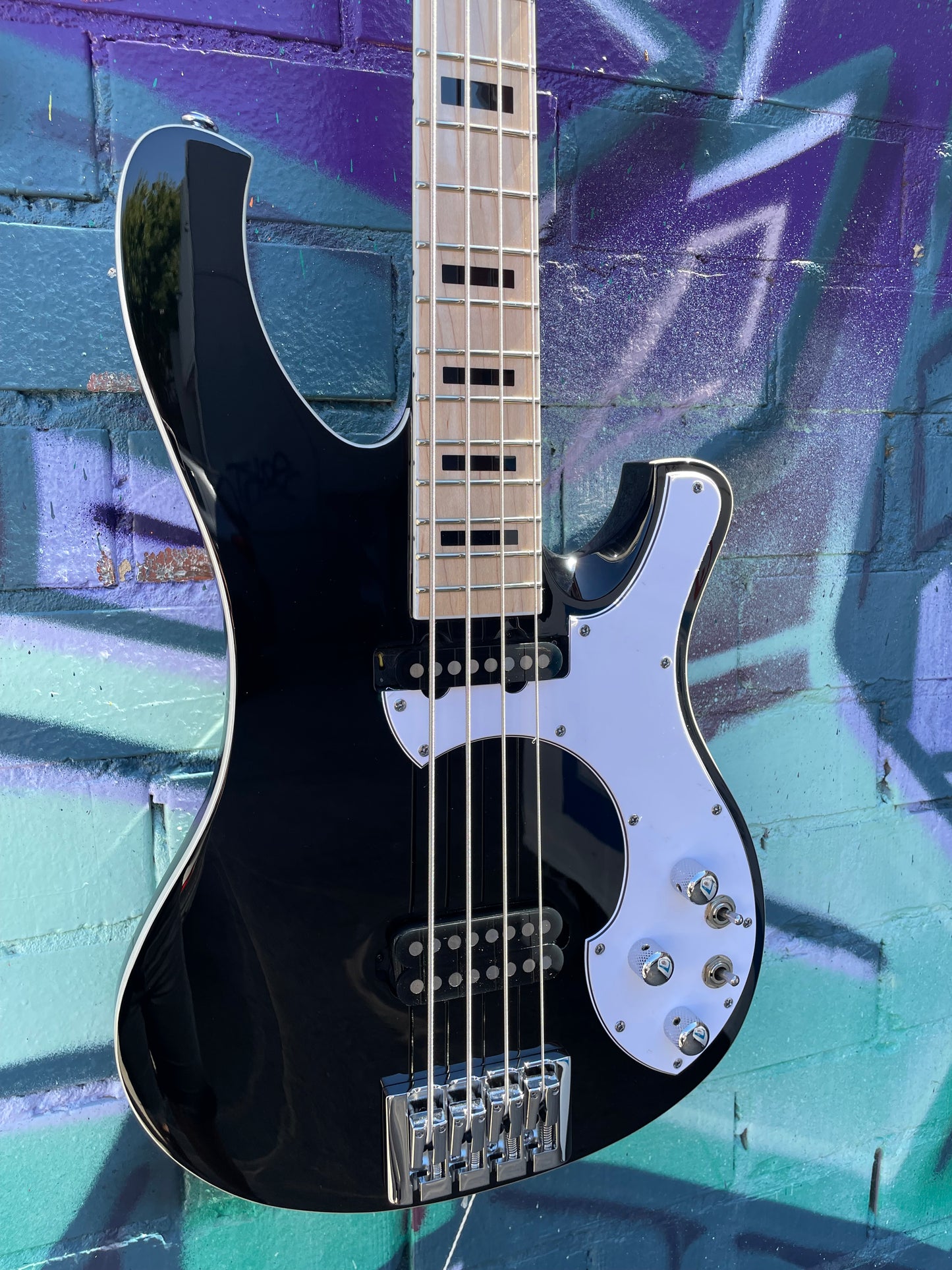 Schecter Stargazer-4 Electric Bass - Gloss Black
