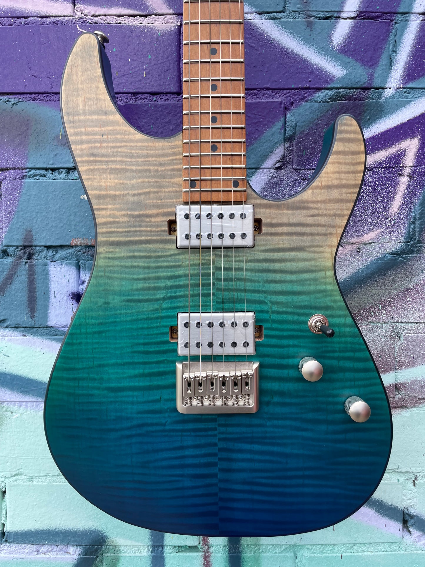 Schecter C-1 Standard Plus Electric Guitar - Blue Fade