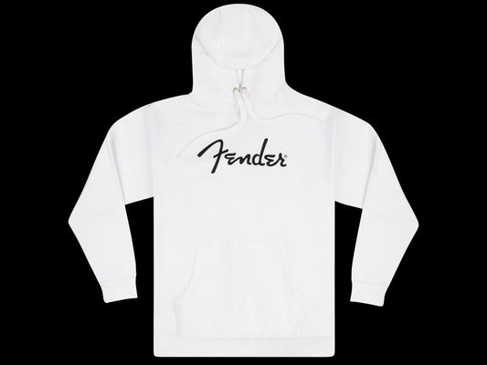 Fender Spaghetti Logo Hoodie, Olympic White