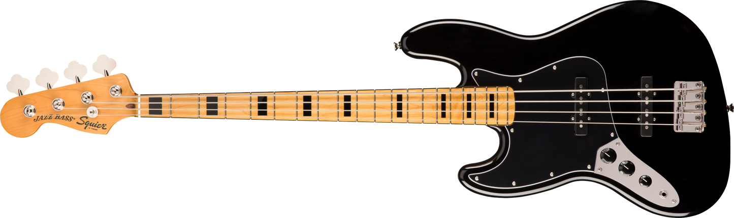 Squier Classic Vibe Left-Handed 70s Jazz Bass - Black