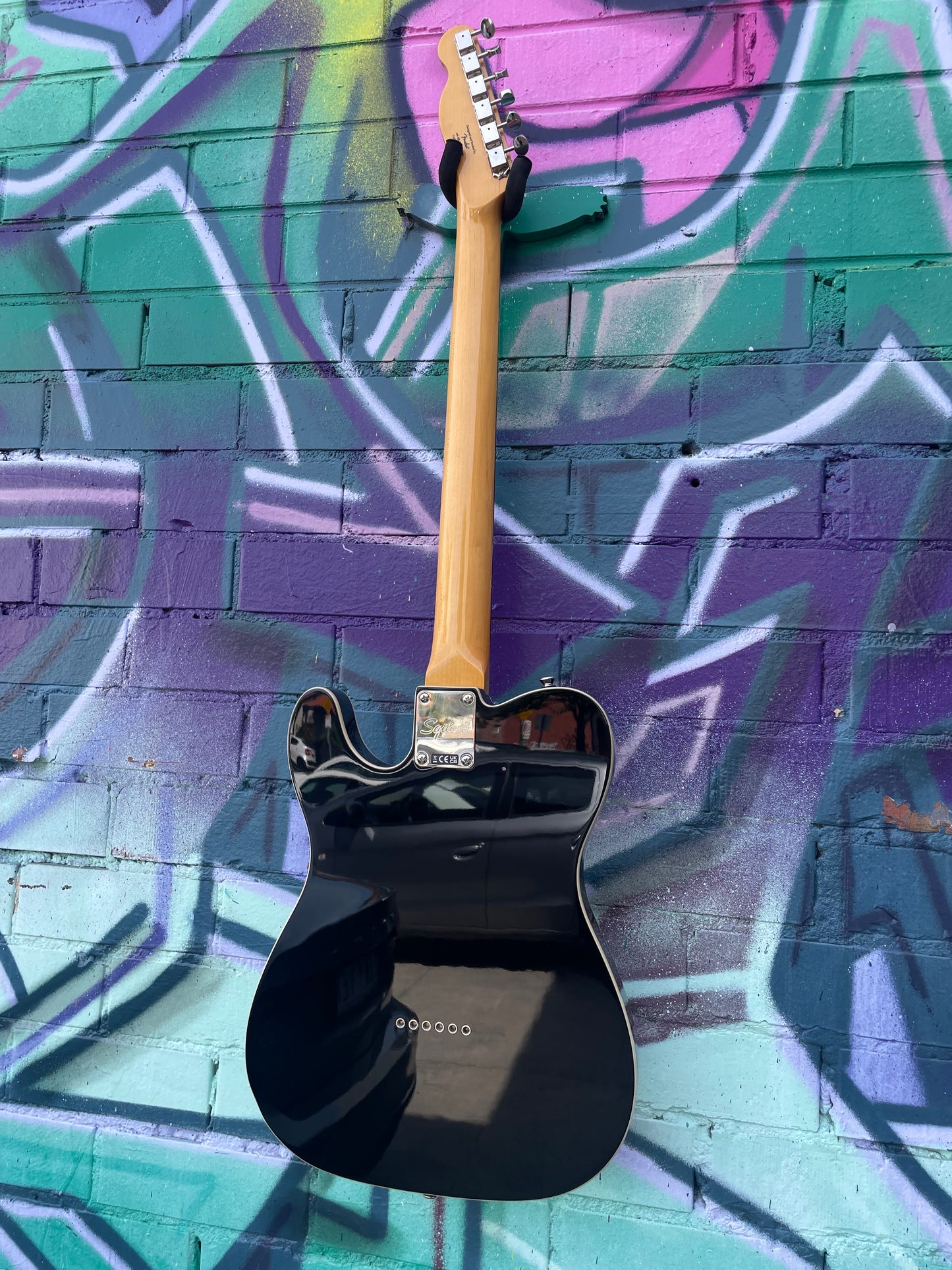 Squier Classic Vibe Baritone Custom Telecaster Electric Guitar - Black