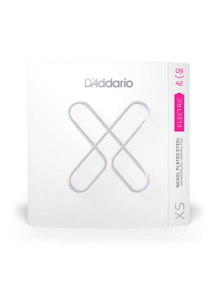D'Addario XS Nickel XSE0942 Super Light 9-42 Coated 6-String Electric Guitar Strings