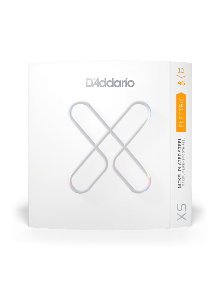 D'Addario XS Nickel XSE1046 Regular Light 10-46 Coated 6-String Electric Guitar Strings