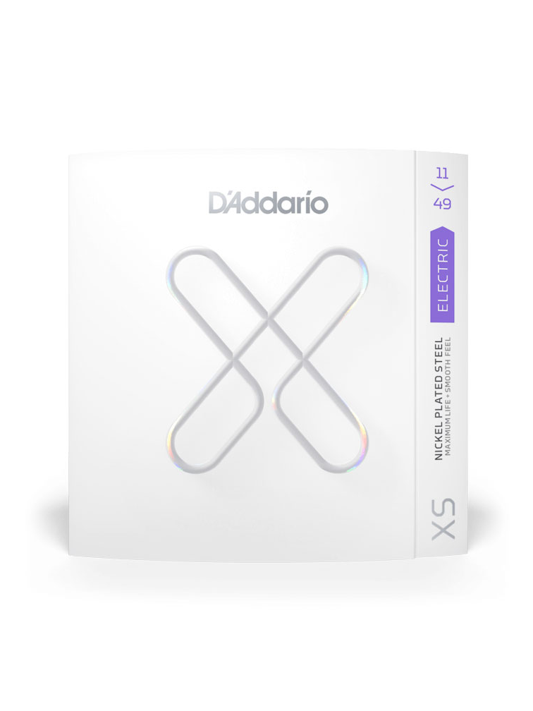 D'Addario XS Nickel XSE1149 Medium 11-49 Coated 6-String Electric Guitar Strings