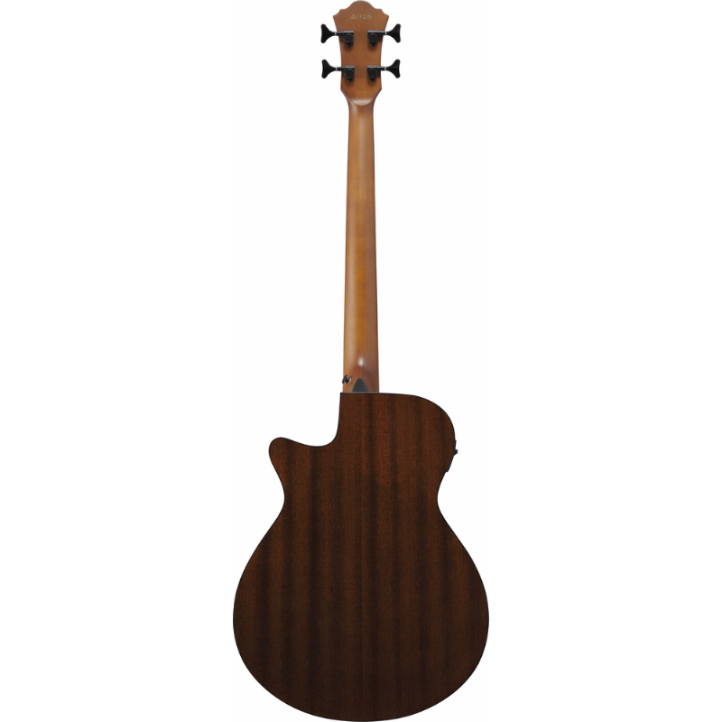 Ibanez AEGB24FEMHS Electro Acoustic Bass Guitar Mahogany Sunburst
