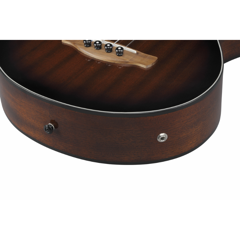 Ibanez AEGB24FEMHS Electric Acoustic Bass Guitar - Mahogany Sunburst