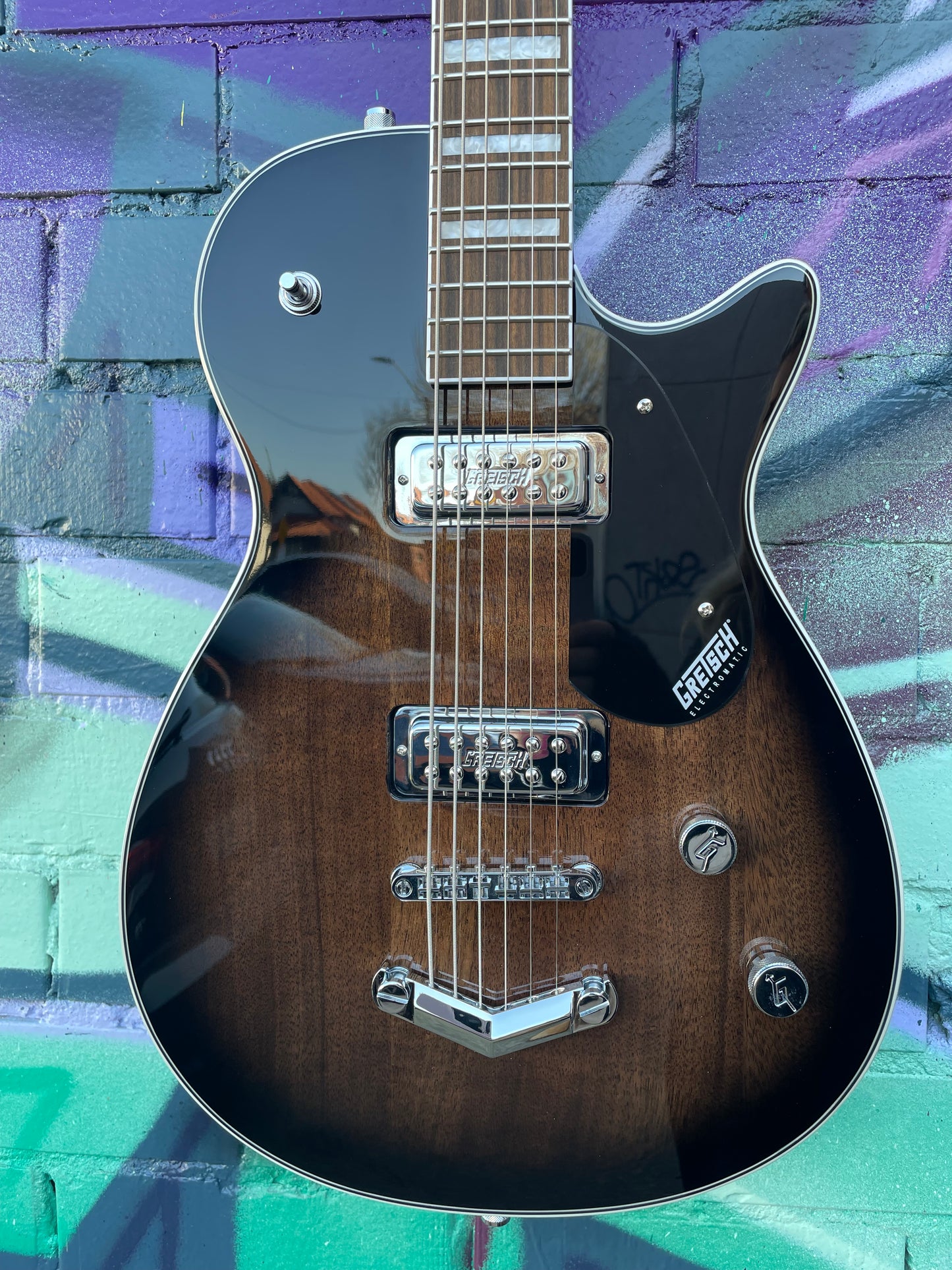 Gretsch G5260 Electromatic Jet Baritone with V-Stoptail Electric Guitar - Bristol Fog