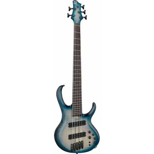 Ibanez BTB705LMCTL 5 String Electric Bass Guitar Cosmic Blue Starburst