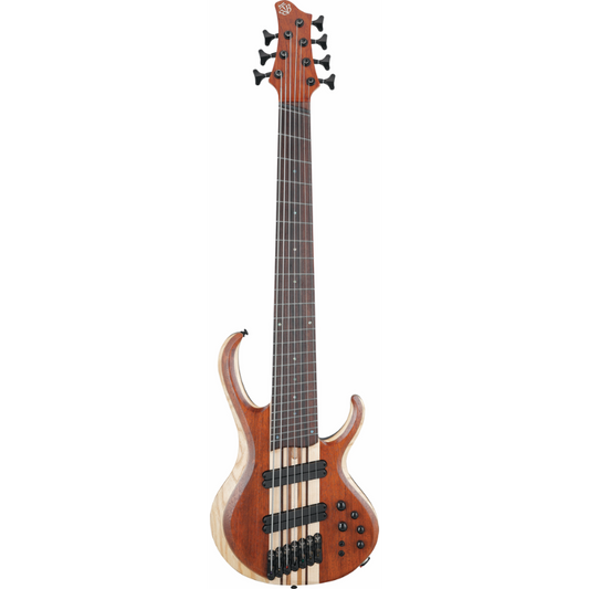 Ibanez BTB7MSNML 7 String Electric Bass Guitar Natural Mocha