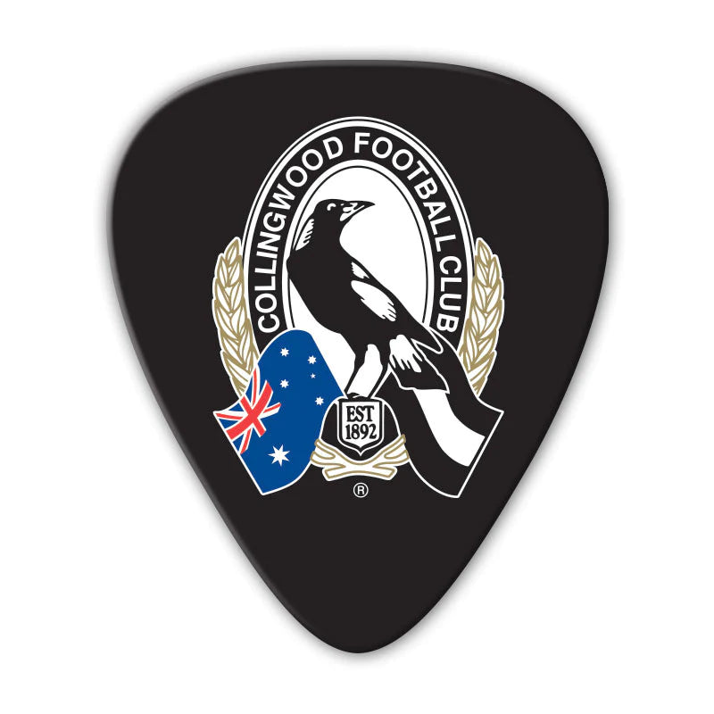 AFL Guitar Picks - Collingwood Magpies 5 pack