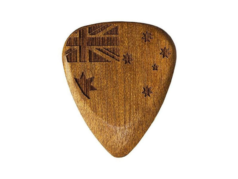 Timber Tones - Flag Tones Southern Cross Rose Apple Guitar Pick