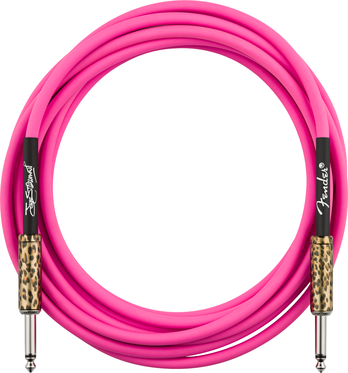Fender Joe Strummer 13ft Instrument Cable - Pink Leopard
