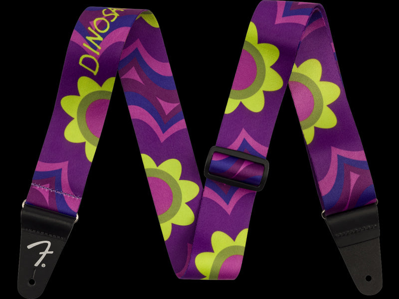 Fender J Mascis Strap, Magenta Flower, 2"