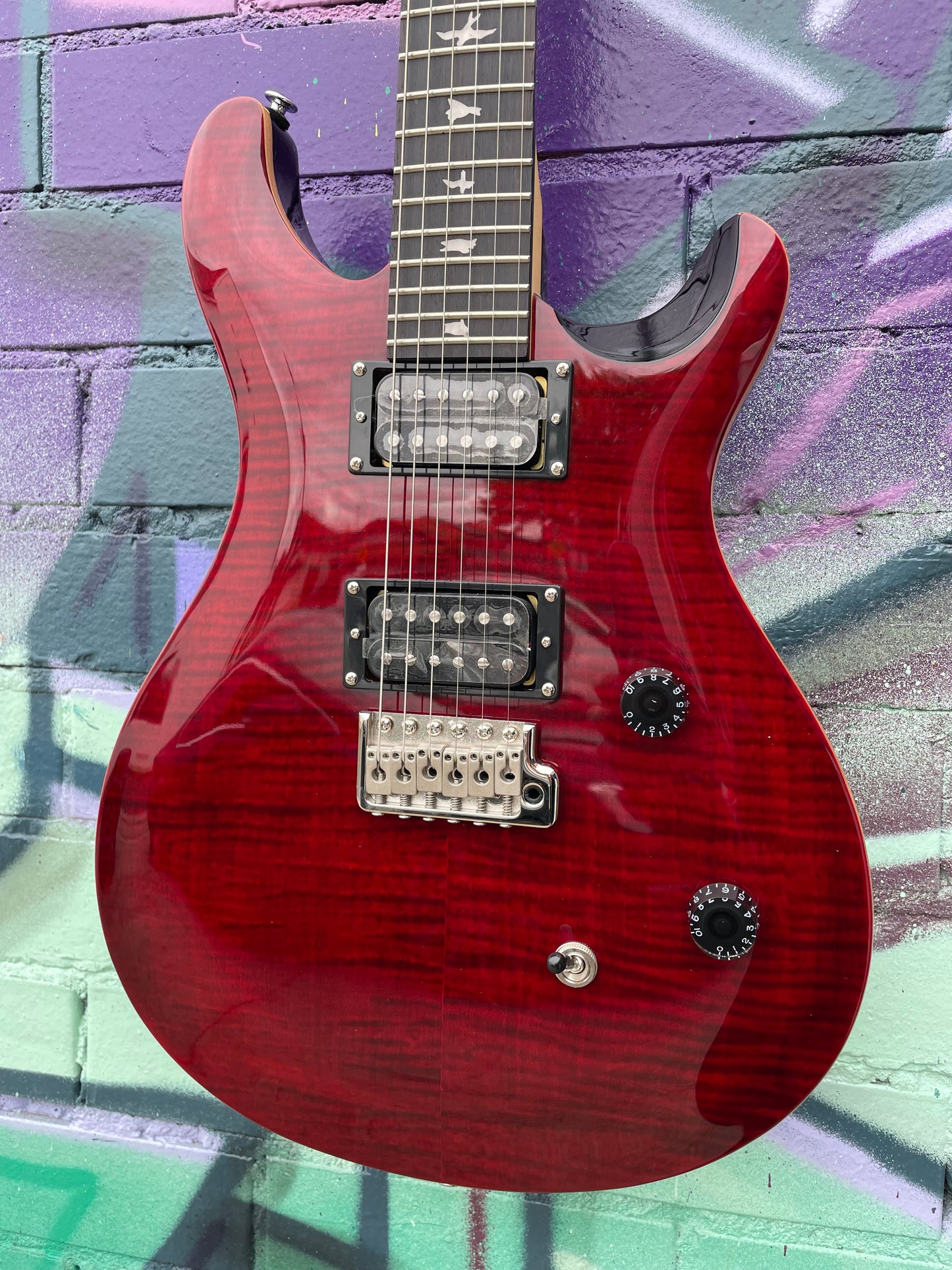 PRS SE CE24 Electric Guitar - Black Cherry