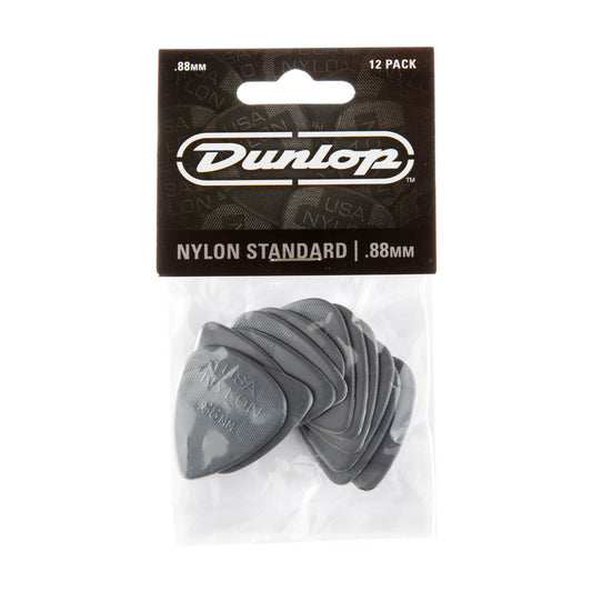 Jim Dunlop Nylon Grey 0.88mm 12 Pack