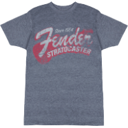 Fender Since 1954 Strat T-Shirt, Blue Smoke