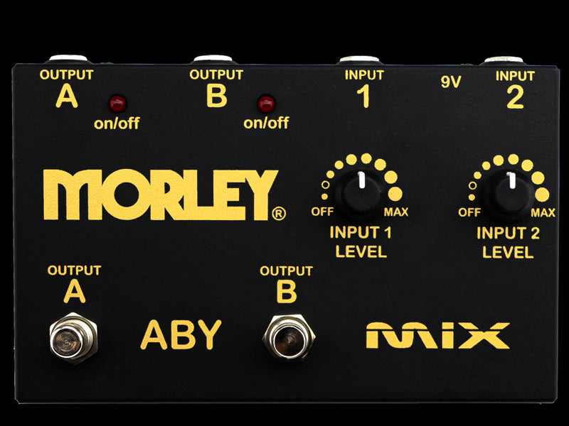 Morley Gold series ABY MIX- Selector / Combiner Switch Pedal