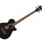 Ibanez AEGB24E-BKH- Acou/Elec Bass Guitar, Black High Gloss