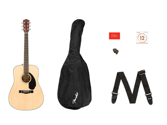 Fender CD-60S Dreadnought Pack V2, Natural