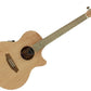 Cole Clark AN1EC-SSO Acoustic Electric Guitar, She Oak FB - Silky Oak