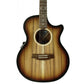 Cole Clark AN2EC-BLBL Acoustic Electric Guitar, She Oak FB - Blackwood Sunburst
