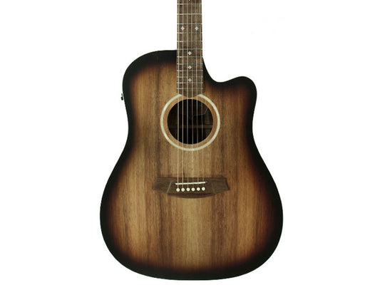 Cole Clark FL2EC-BLBL Electric Acoustic Guitar - Blackwood Sunburst