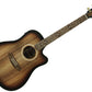 Cole Clark FL2EC-BLBL Acoustic Electric Guitar, She Oak FB - Blackwood Sunburst