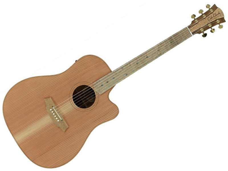 Cole Clark FL2EC-RDBL Electric Acoustic Guitar - Redwood / Blackwood
