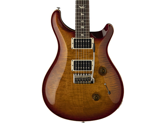 PRS USA Custom 24 Pattern Thin  Neck- Electric Guitar- Dark Cherry Sunburst