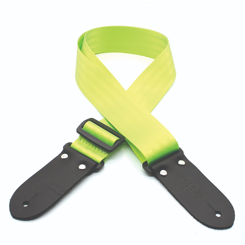 DSL SB-20 Polyweb Guitar Strap - Lime