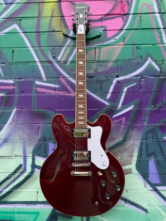 Epiphone Noel Gallagher Riviera Electric Guitar- Dark Wine Red