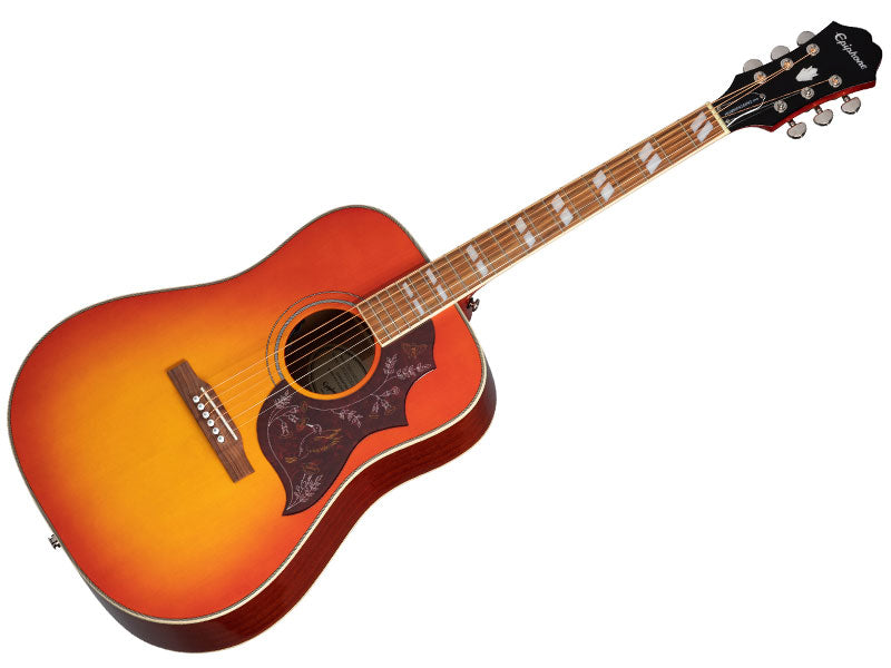 Epiphone Hummingbird Studio Acoustic Electric Guitar - Faded Cherry Burst