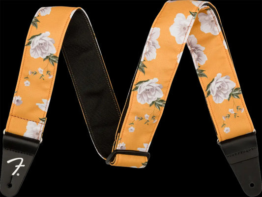 Fender Floral Strap Marigold 2"