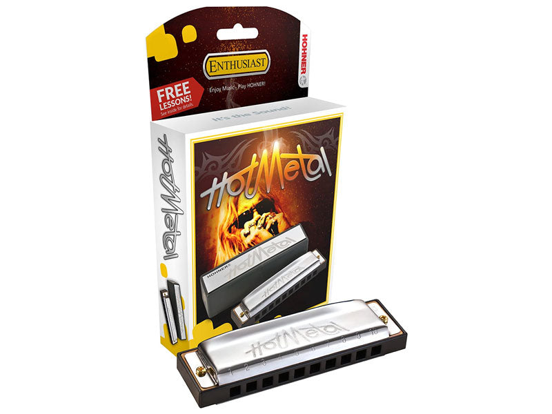 Hohner Enthusiast Series Hot Metal Diatonic - Key of E