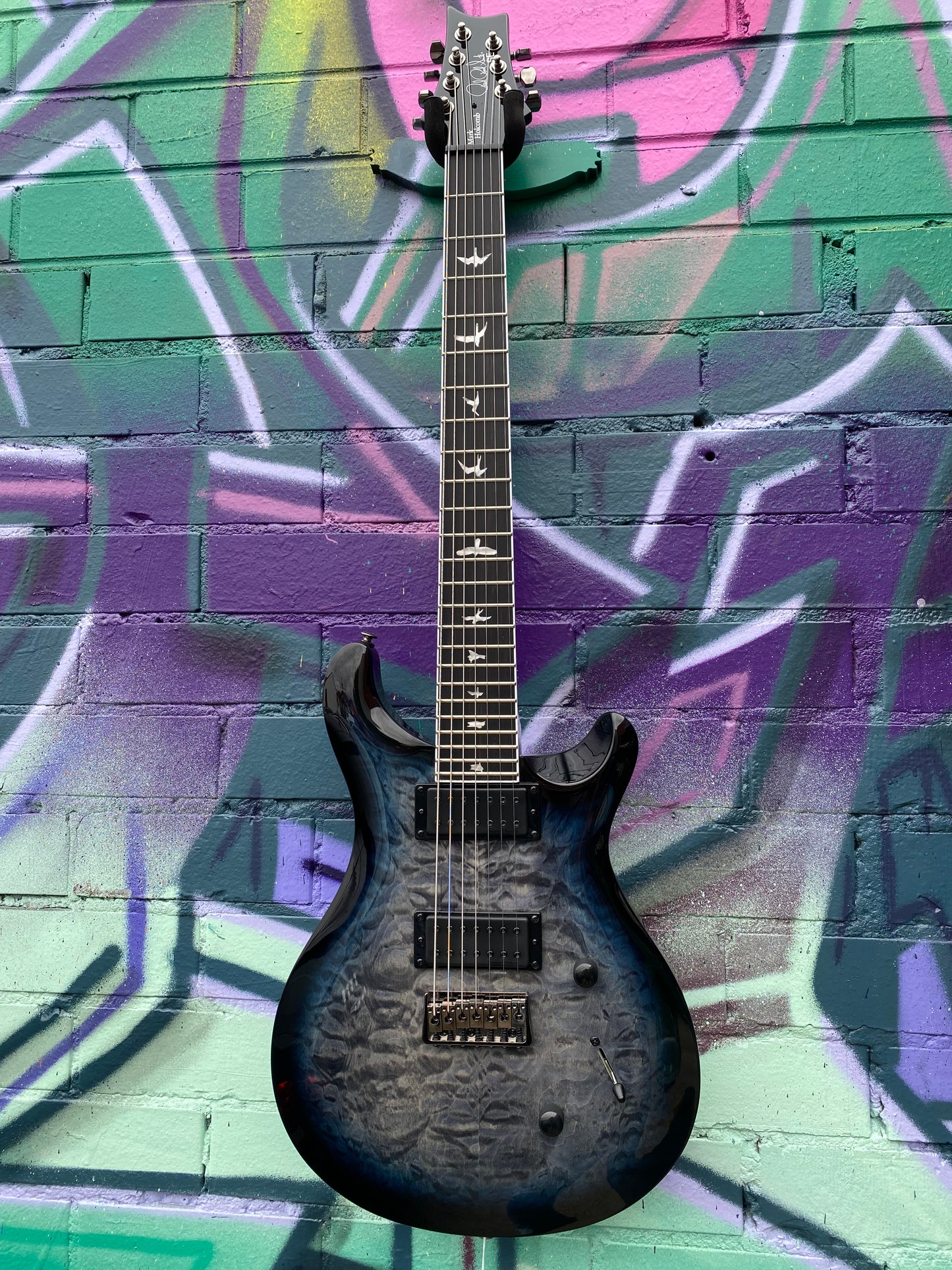 PRS SE Mark Holcomb SVN Electric Guitar - Holcomb Blue Burst