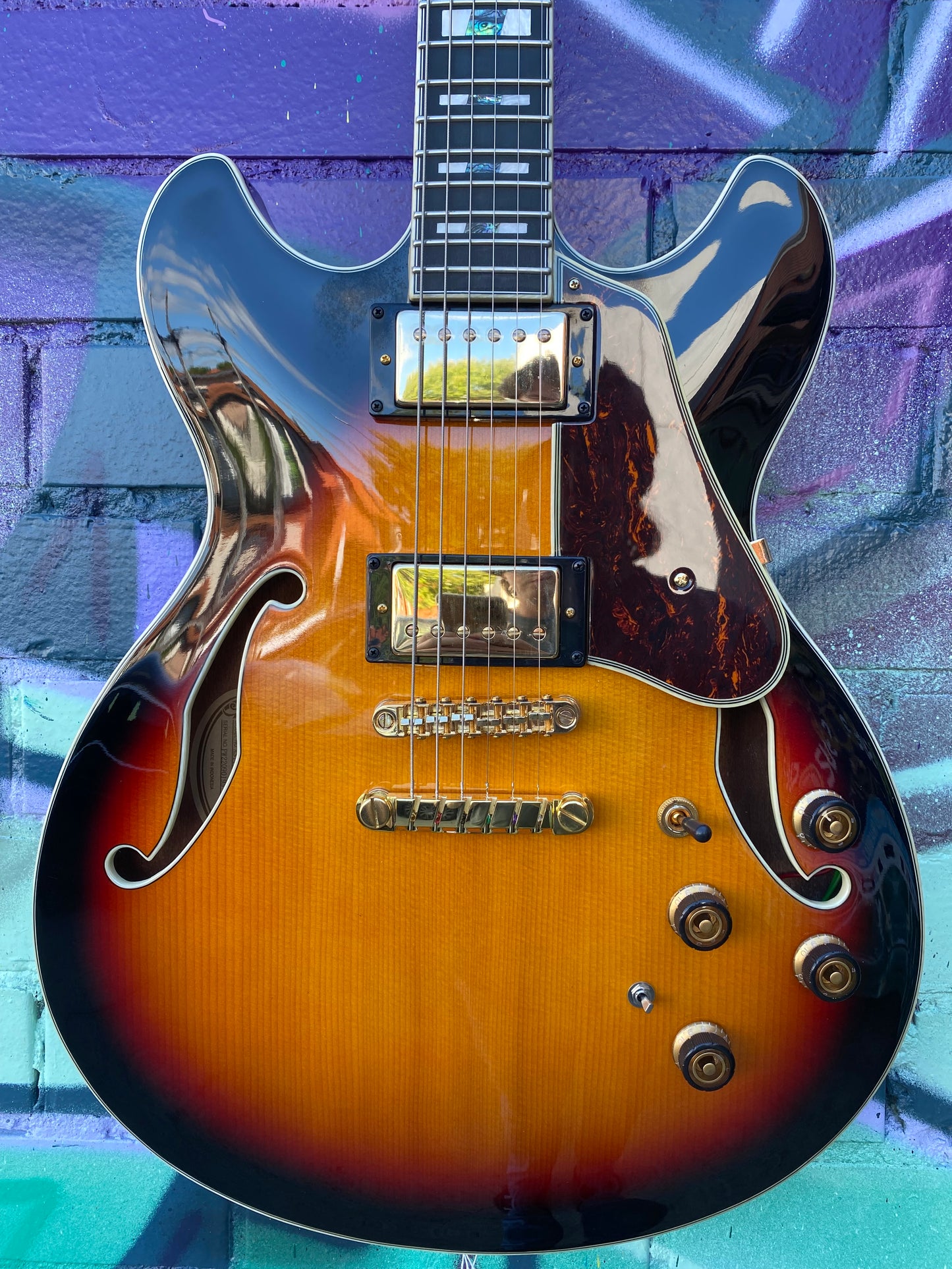 Ibanez Artstar AS113-BS Electric Guitar - Brown Sunburst