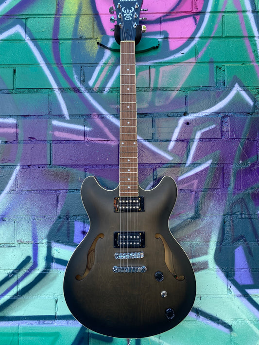 Ibanez AS Artcore AS53 TKF, Electric Guitar - Transparent Black Flat